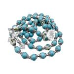 Turquoise Marble Beads Rosary