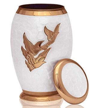 Wings of Love Birds Adult Cremation Urn