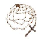 Mother of pearl White Shell Beads Rosary